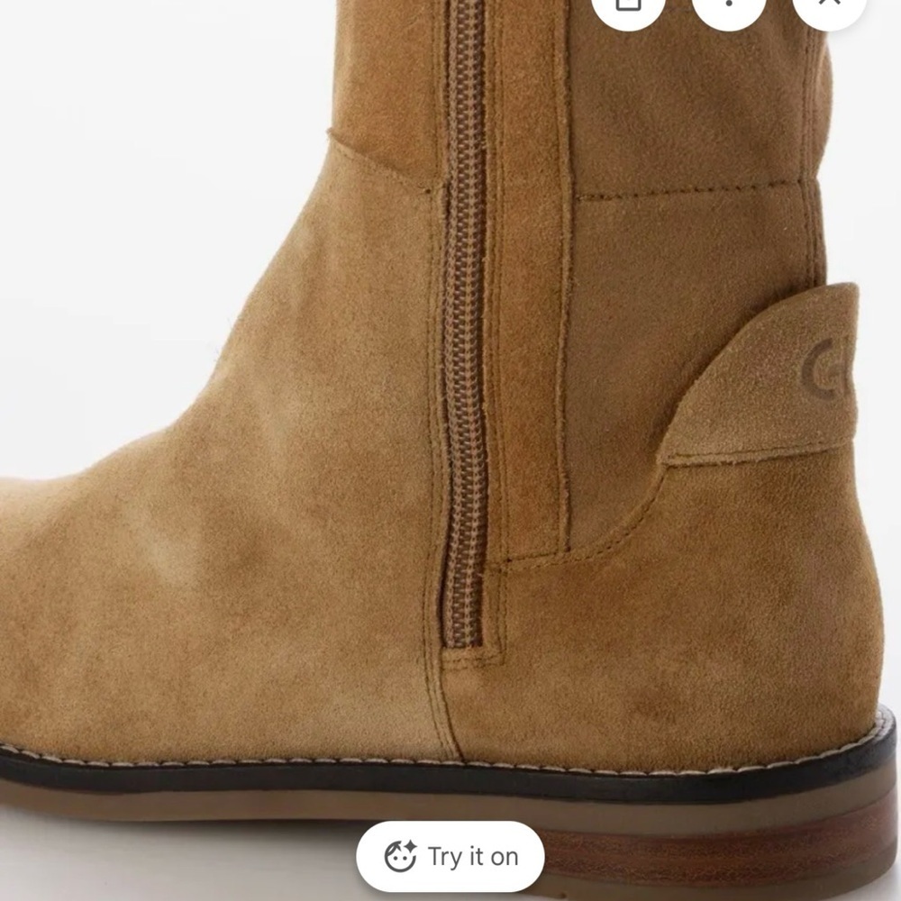 Cole Haan Women's Brown Over the Knee Boots - Picture 3 of 12
